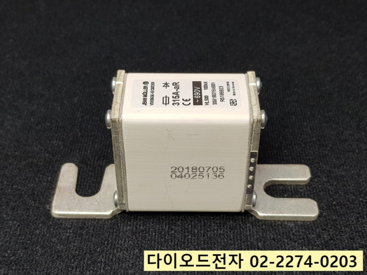  R5185923 판매중 JEAN MULLER , VDE0636-IEC60269 , 315A-aR CE ~690V HLS00 100KA 퓨즈