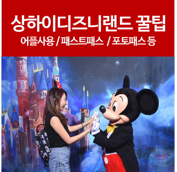  디즈니덕후의 상하이디즈니랜드 팁(어플/패스트패스/입장권 등)
