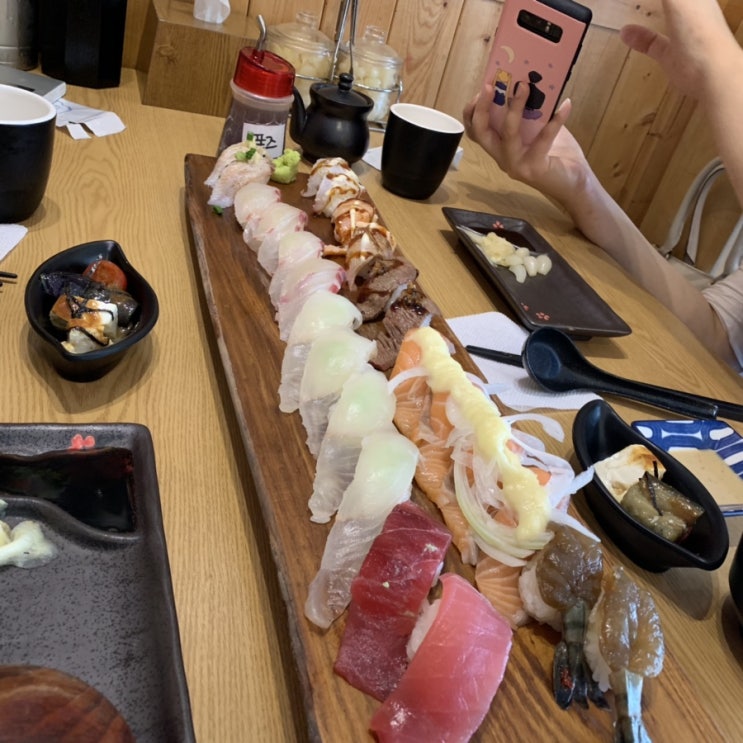  20190623_스시나베 with쩡, 전시회, 병원