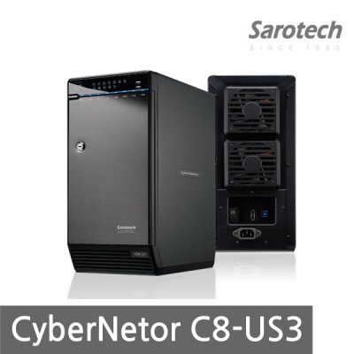 [깜짝특가] +正品 HDD 내장+ 새로텍 CyberNetor C8-US3 + 8TB(1TBX8EA)