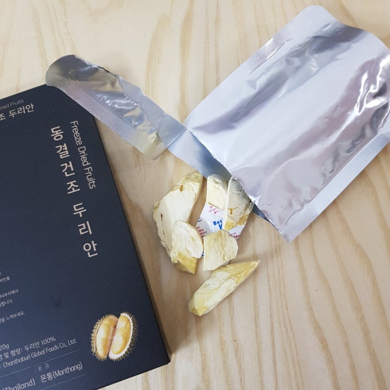 '두리안'먹기 도전 -동결건조 두리안