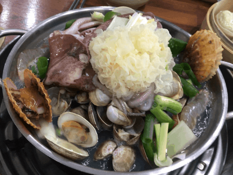  청주 칼국수 맛집 - 비파해물칼국수
