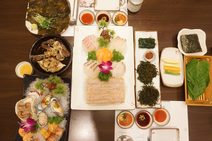  서울역 맛집 해담채 해초 바다요리 전문점 주방장 특선