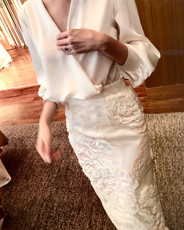  preview, 19 losa wedding lace sk + dobi blouse