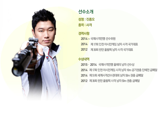  2020년 도쿄 올림픽의 기대주! 팀 뉴트리라이트, 사격왕 진종오 선수!