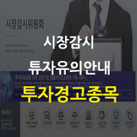  시장감시 - 투자경고종목이란???