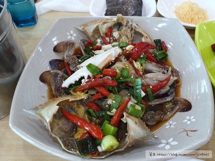  일산 마두동 / 두공기 뚝딱 맛있는 게장 무한리필집,게장 백반으로도 충분한 바람아래 꽃 돌게장