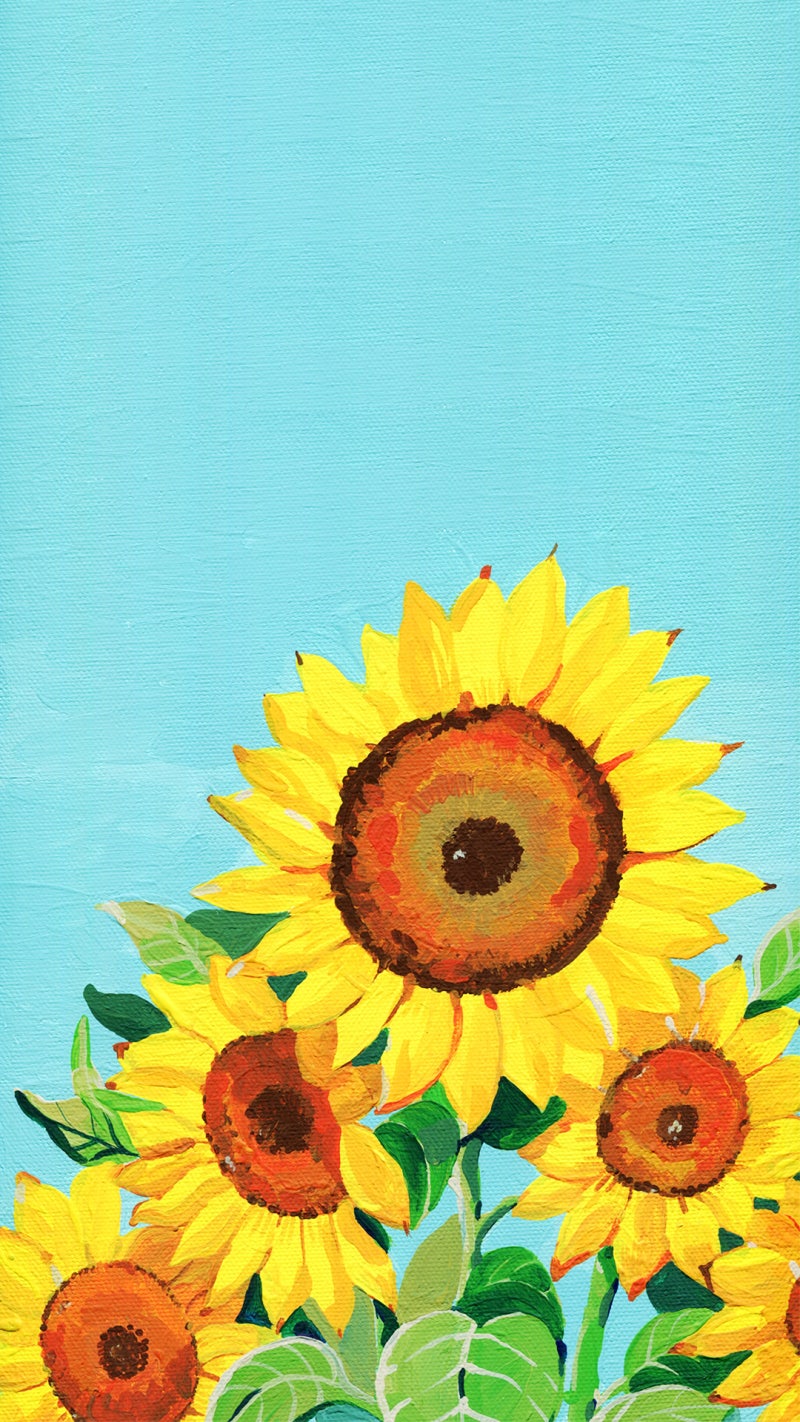 돈들어오는 그림/해바라기그림/해바라기일러스트/해바라기배경화면 : 네이버 블로그