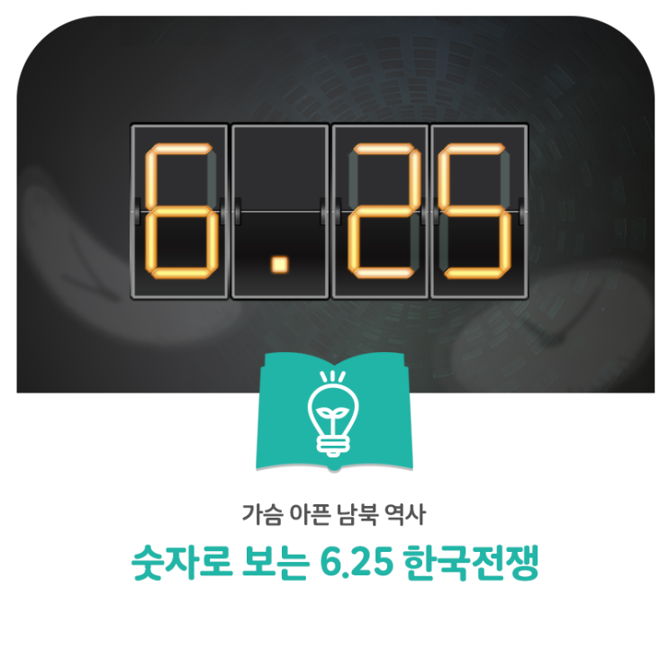  [6.25전쟁 69주년] 숫자로 보는 가슴 아픈 남북역사, 6.25한국전쟁