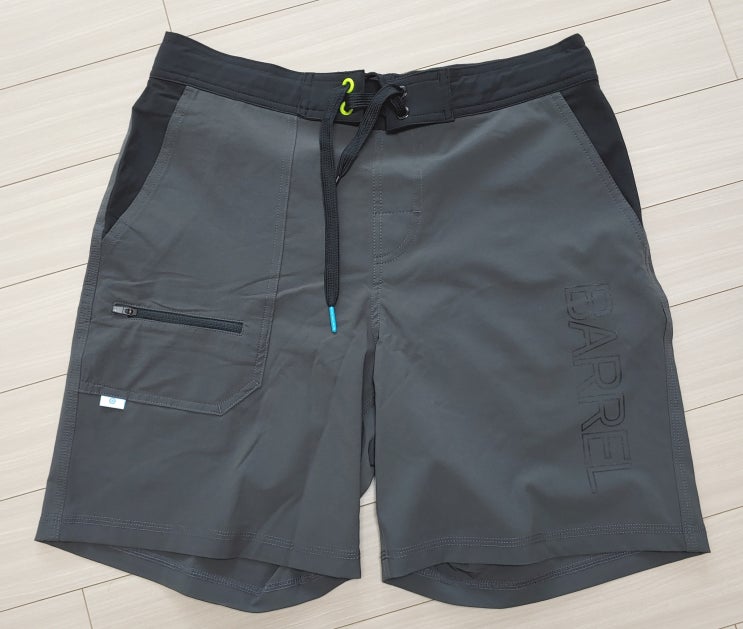  배럴 Barrel 맨 포켓 보드숏 차콜 Men's Pocket Boardshorts 구매 후기