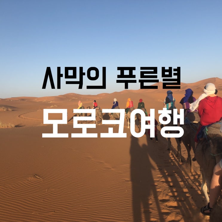  여행 좀 해본 사람들의 색다른 여행지, '모로코' 주요도시와 여행 팁!