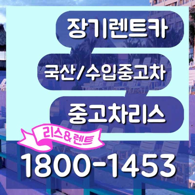  국산차리스 단양 충주시