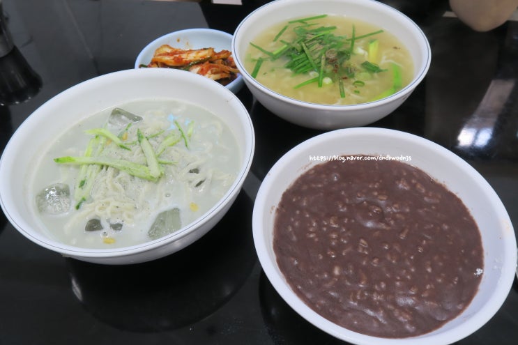  백종원의 골목식당 원주 미로예술시장 칼국수 맛집, 칼국수와 팥죽이 맛있는 칼국숫집 솔루션후 방문후기 (with 검은콩물국수)