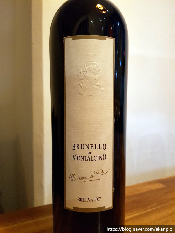  Valdicava, Brunello di Montalcino Riserva Madonna del Piano, Tuscany, 2007(발디까바 브루넬로 리제르바 마돈나 델 피아노)