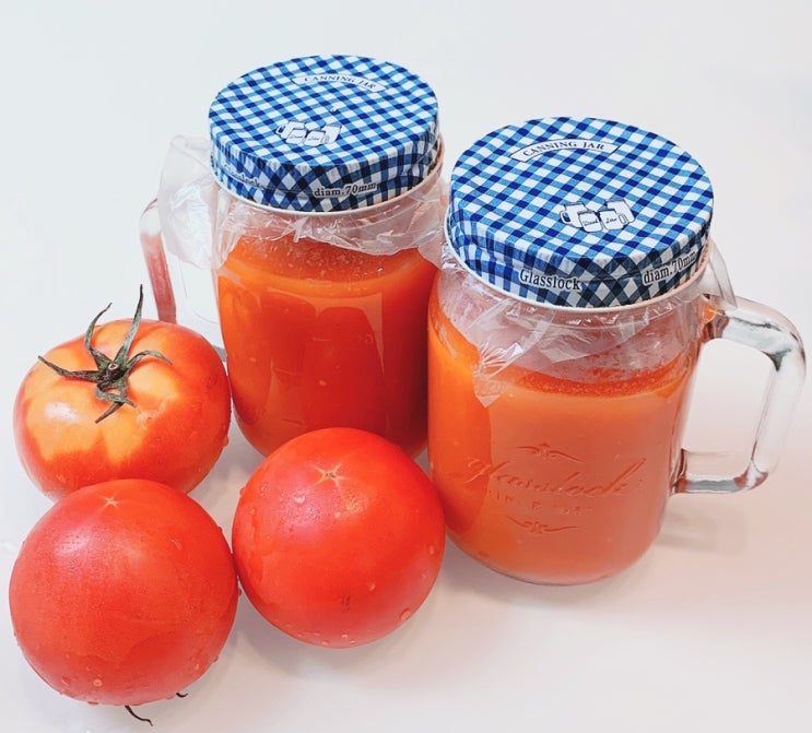  초간단 암예방 노화방지 토마토쥬스 꿀팁