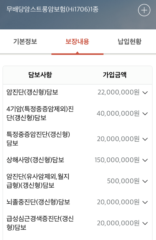  현대해상 무배당 암스트롱 암보험 어떤가요????