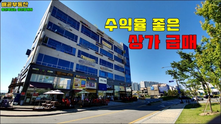  상가급매 - 배곧신도시 1층 상가매매 4억8천, 수익율 8.7%