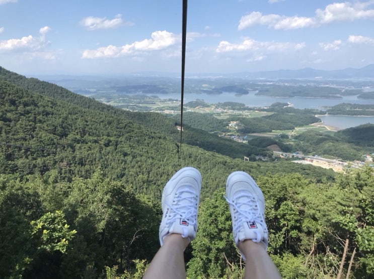 경남 하동 짚라인 )하동 알프스 짚와이어 가격과 할인받는법 까지 리얼후기!