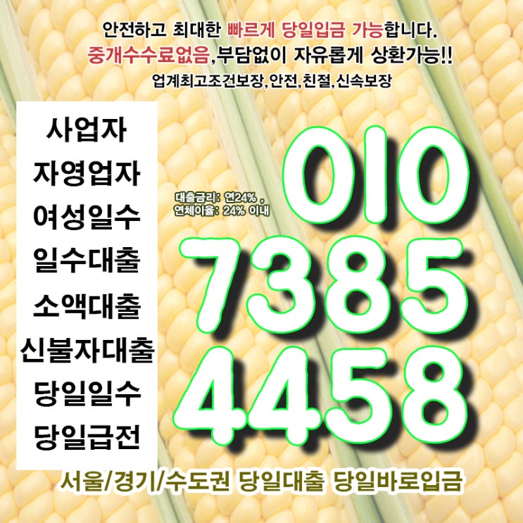  안산대출 광진일수 개인 소액 당일 사업자 자영업자 의외로 쉽네요