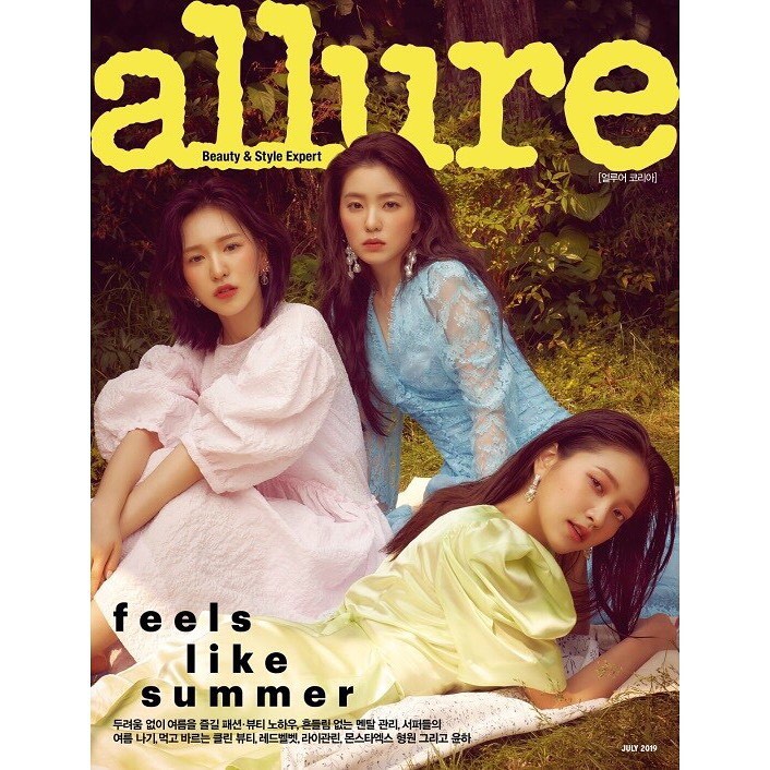 레드벨벳 얼루어코리아 커버모델 레드벨벳 얼루어코리아 커버모델