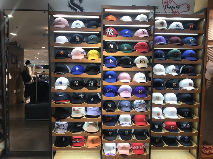 [mlb 잠실점] 잠실 롯데백화점 MLB모자 매장 위치 :: 가격 모자 종류 둘러보기