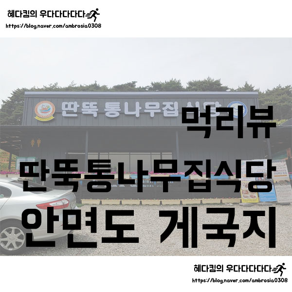  [먹리뷰]딴뚝통나무집식당/안면도맛집/안면도 게국지 간장게장
