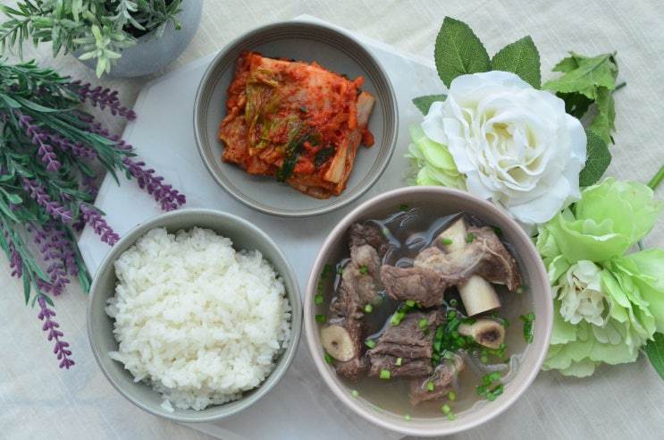  집에서 간단한요리 천하일미 갈비탕 뚝딱이쥬