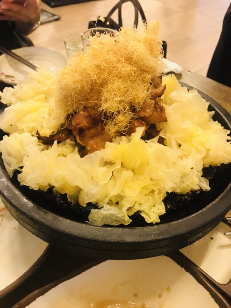  시흥 월곶 맛집 - 퓨전 굽는 삼계탕 (은이버섯 눈꽃삼계탕)
