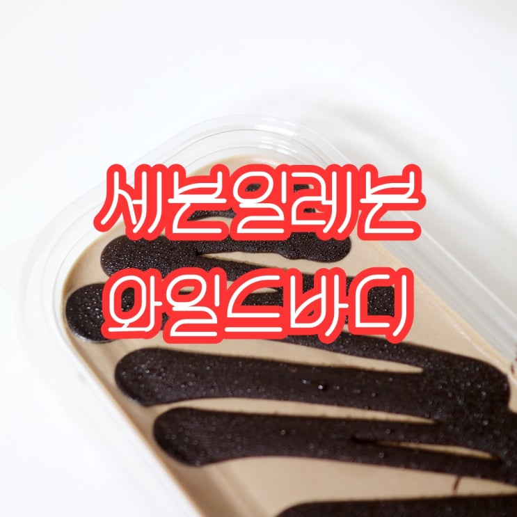  세븐일레븐 신상 와일드바디케이크 우와~ 너무별로자너