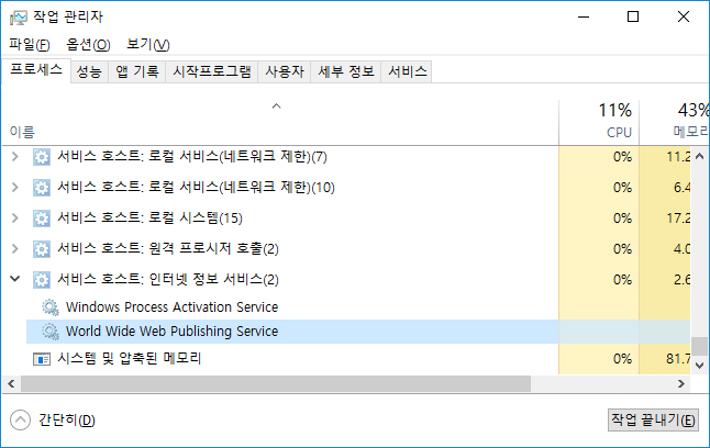  [Port3306] 윈도우10 mysql,apache,xampp 오류