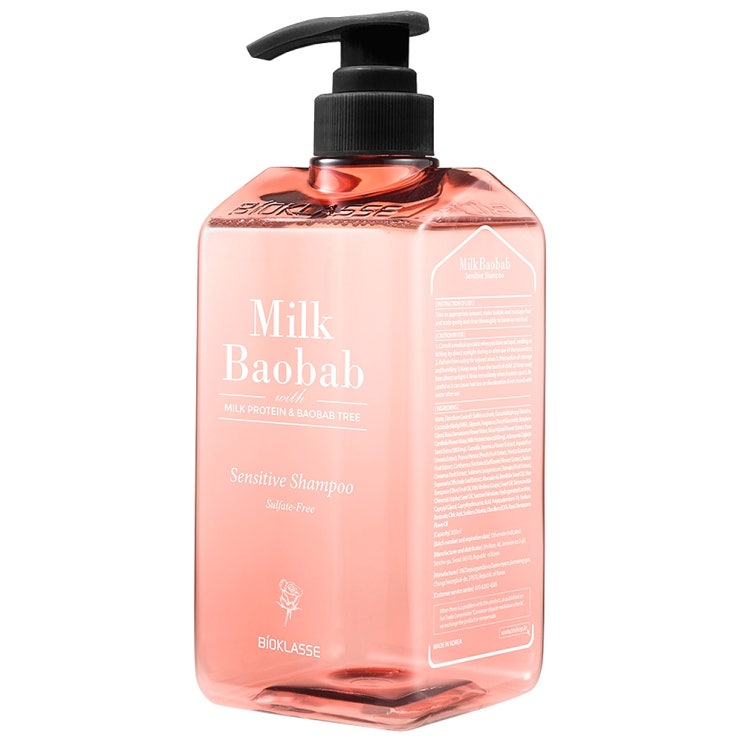  밀크바오밥 센서티브 샴푸 다마스크로즈향, 800ml, 1개 14,160원