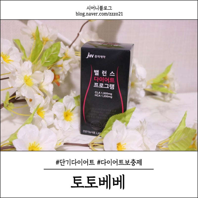 다이어트 보충제 단기간에! 3