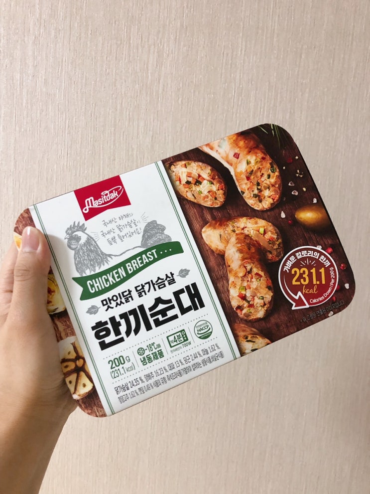  랭킹닭컴 닭가슴살 순대! 오늘 야식은 너로 정했다