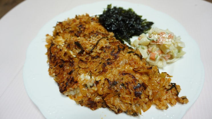  강식당 김치밥, 피오가 만드는 레시피.