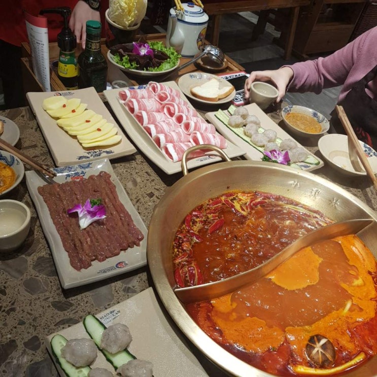  [장춘] 맛집일기 홍치지에红旗街 훠궈중국분위기 제대로
