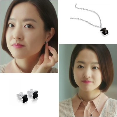  어비스 15회 박보영 코디 귀여운 곰돌이 귀걸이!