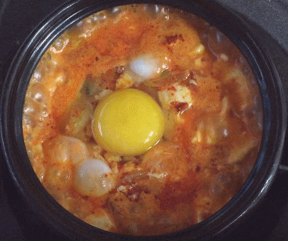  순두부찌개 끓이는 법 바지락 양념
