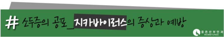  지카바이러스, 움튼산부인과에서 알려드립니다