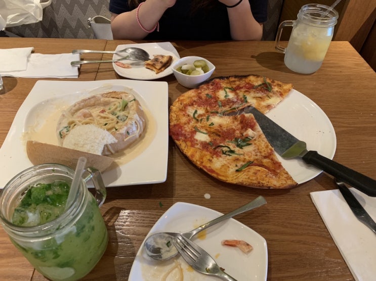  [명동역화덕피자맛집/명동역빠네맛집]캘리포니아 키친. 캘리포니아빠네, 마르게리따화덕피자