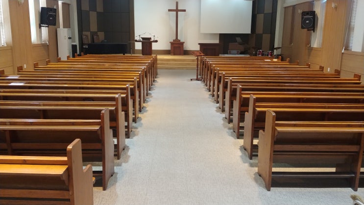  대구 교회 바닥청소, 바닥 왁스코팅