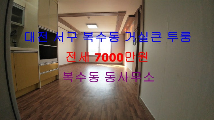 (대전 서구 복수동) 복수동 동사무소 인근에 있는 깔끔하고 저렴한 거실큰 전세 투룸입니다 ^^
