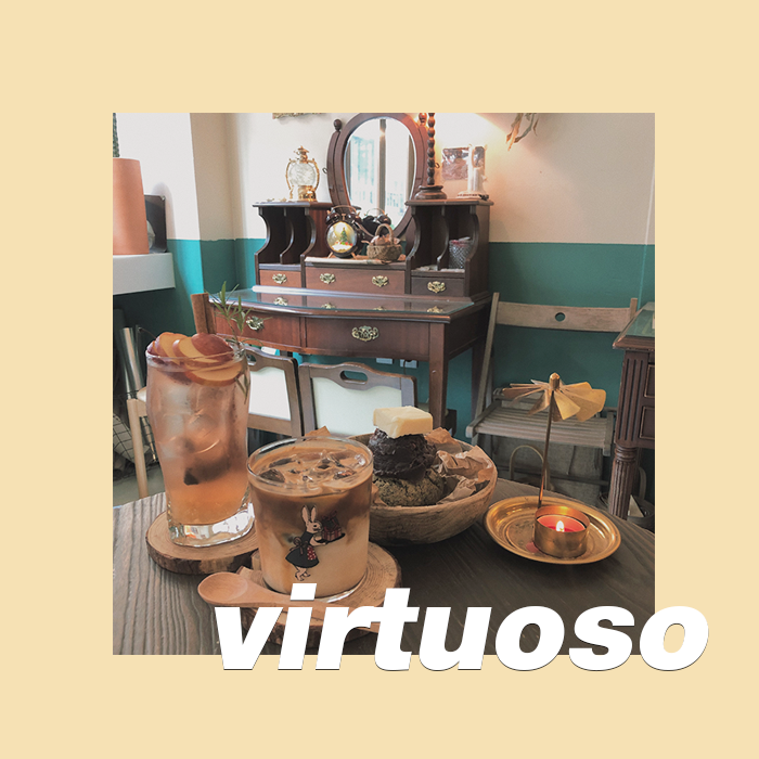  [virtuoso] 흑임자 스콘 맛집 연남동 카페, 플라워카페 비르투오소