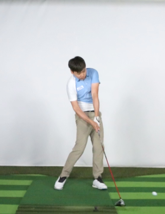  천안 골프연습장 GTS 신불당점 KPGA 투어프로 안재현프로 드라이버 스윙 영상