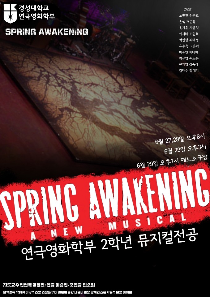  DIMF 딤프 본선 공연 경성대학교 연극영화학부 뮤지컬전공스프링 어웨이크닝 관람! 대구 나들이:D!