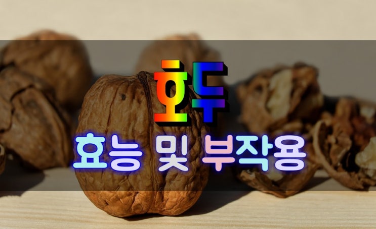  불포화지방산이 풍부한 호두 효능 및 부작용 챙겨보기