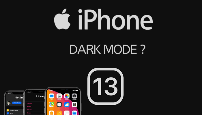  아이폰 다크모드 ? ios 13 알아보기