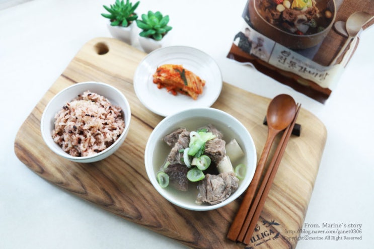 전통방식으로 끓인 천하일미 갈비탕 일품이네요