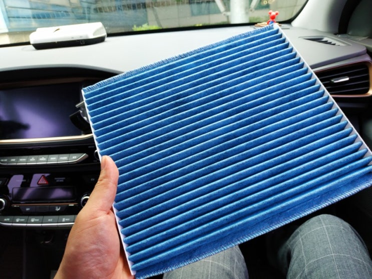 아이오닉EV 자동차 에어컨 필터 교체하기:바디쉴드 5중 자동차 에어컨 필터