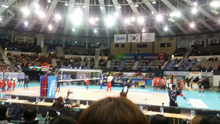  180131 수원체육관 한국전력빅스톰 vs 현대캐피탈스카이워커스 직관