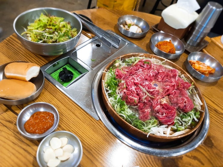  대구남문시장맛집, 대구명덕맛집 산더미불고기에서 푸짐하게 즐기는 소불고기